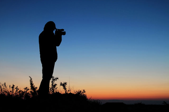 Cameraman Silhouette